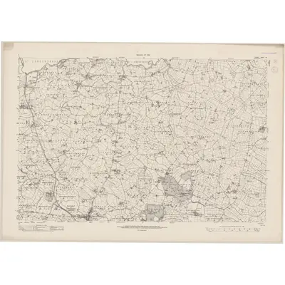 1935 Map of Tyrone - Sheet 39, 1942 Print