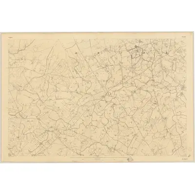 1833 Map of Tyrone - Sheet 42, 1836 Print
