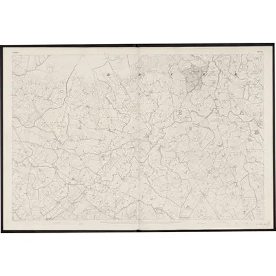 1833 Map of Tyrone - Sheet 42, 1863 Print