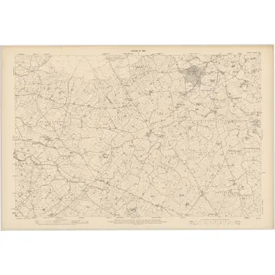1906 Map of Tyrone - Sheet 42, 1908 Print