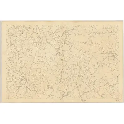 1833 Map of Tyrone - Sheet 43, 1837 Print