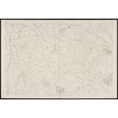 1833 Map of Tyrone - Sheet 43, 1863 Print