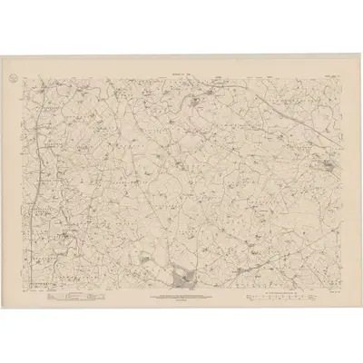 1938 Map of Tyrone - Sheet 43, 1948 Print