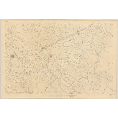 1833 Map of Tyrone - Sheet 44, 1837 Print