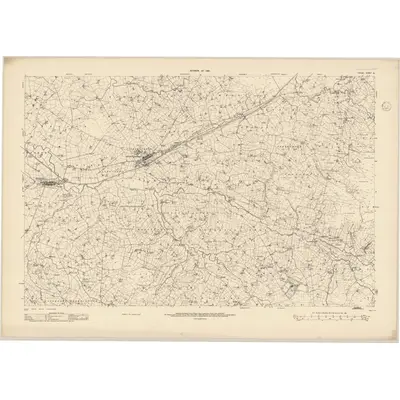 1937 Map of Tyrone - Sheet 44, 1945 Print
