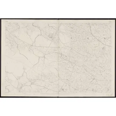 1833 Map of Tyrone - Sheet 45, 1863 Print