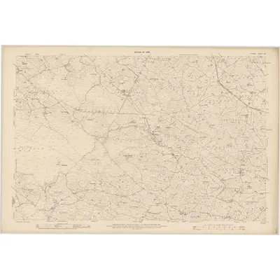1907 Map of Tyrone - Sheet 45, 1909 Print