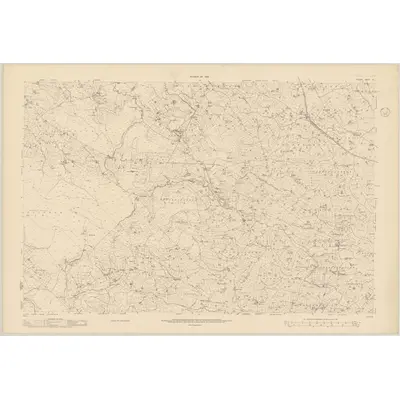 1935 Map of Tyrone - Sheet 45, 1944 Print
