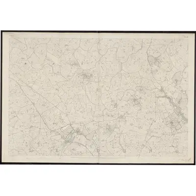 1833 Map of Tyrone - Sheet 46, 1863 Print