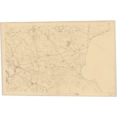 1833 Map of Tyrone - Sheet 47, 1837 Print