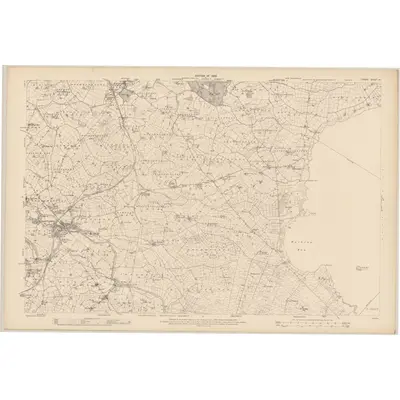 1906 Map of Tyrone - Sheet 47, 1909 Print
