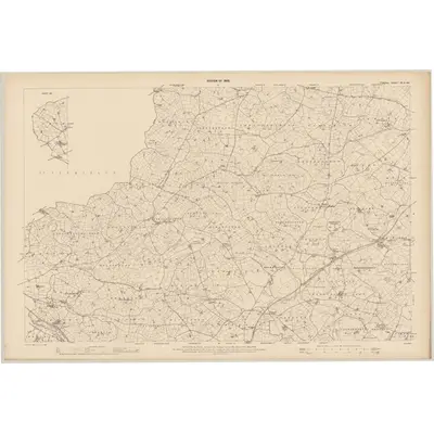 1905 Map of Tyrone - Sheet 49 & 49A, 1908 Print