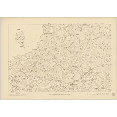 1939 Map of Tyrone - Sheet 49 & 49A, 1959 Print