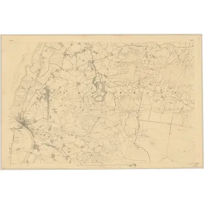 1833 Map of Tyrone - Sheet 5, 1837 Print