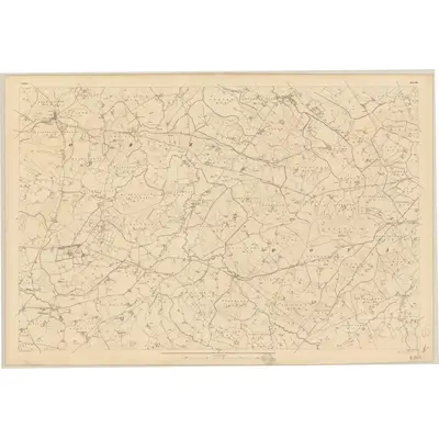 1833 Map of Tyrone - Sheet 50, 1837 Print