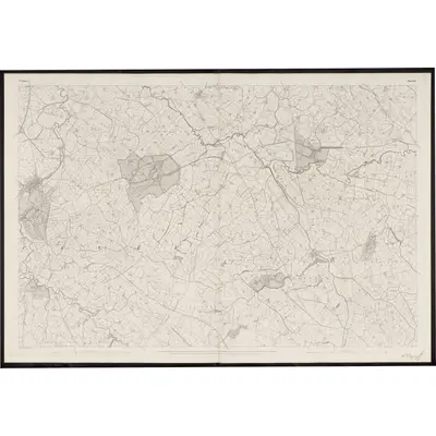 1833 Map of Tyrone - Sheet 51, 1861 Print
