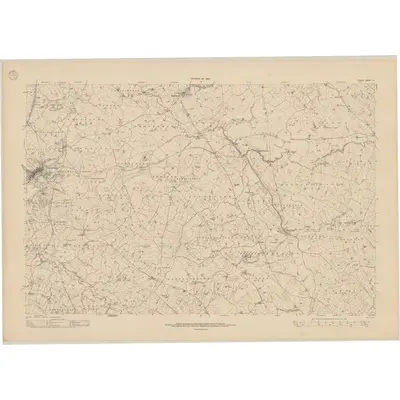 1938 Map of Tyrone - Sheet 51, 1950 Print