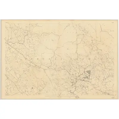 1834 Map of Tyrone - Sheet 52, 1837 Print