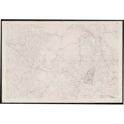 1834 Map of Tyrone - Sheet 52, 1863 Print