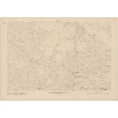 1936 Map of Tyrone - Sheet 52, 1946 Print