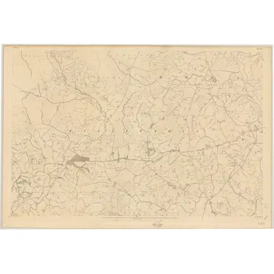 1833 Map of Tyrone - Sheet 53, 1837 Print