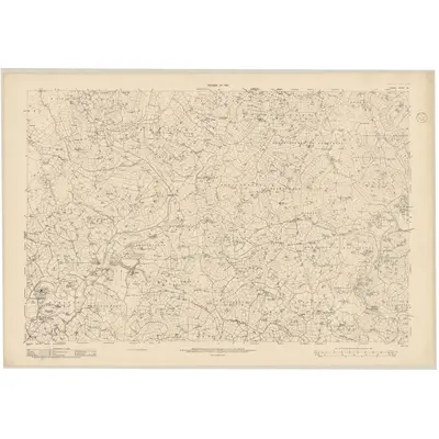1935 Map of Tyrone - Sheet 53, 1942 Print