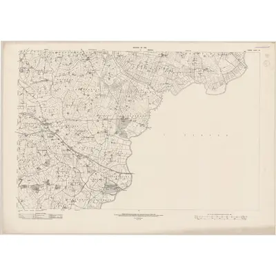 1935 Map of Tyrone - Sheet 55, 1942 Print