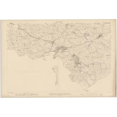 1906 Map of Tyrone - Sheet 56 & 56A, 1908 Print