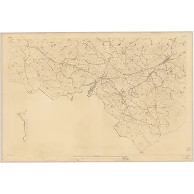 1833 Map of Tyrone - Sheet 56 [with inset 56A], 1837 Print