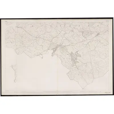 1833 Map of Tyrone - Sheet 56 [with inset 56A], 1862 Print