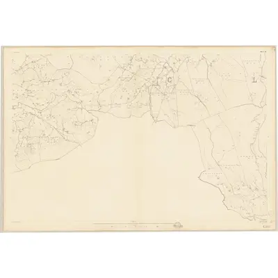 1834 Map of Tyrone - Sheet 57, 1836 Print