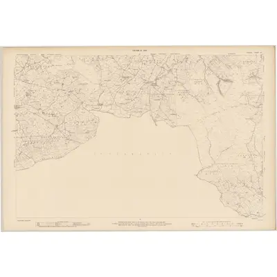 1906 Map of Tyrone - Sheet 57, 1908 Print