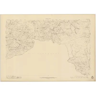 1939 Map of Tyrone - Sheet 57, 1951 Print