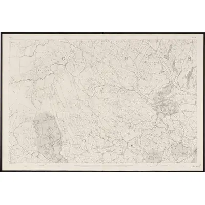 1834 Map of Tyrone - Sheet 58, 1863 Print