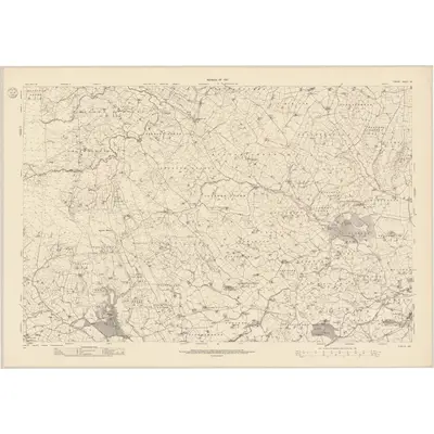 1937 Map of Tyrone - Sheet 58, 1948 Print