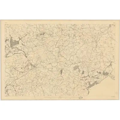 1834 Map of Tyrone - Sheet 59, 1837 Print