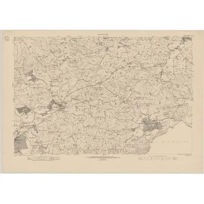 1936 Map of Tyrone - Sheet 59, 1946 Print
