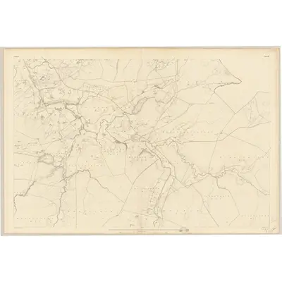 1833 Map of Tyrone - Sheet 6, 1836 Print