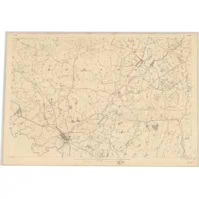 1834 Map of Tyrone - Sheet 60, 1837 Print