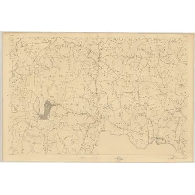 1833 Map of Tyrone - Sheet 61, 1837 Print
