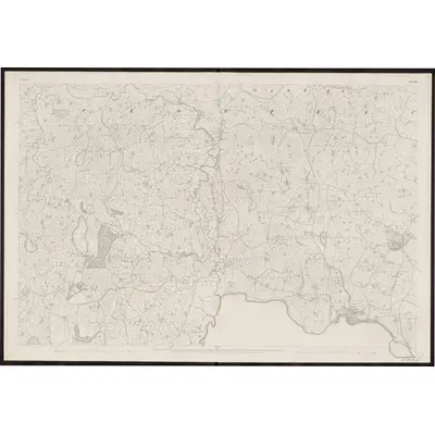 1833 Map of Tyrone - Sheet 61, 1863 Print