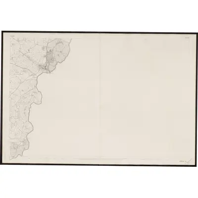 1834 Map of Tyrone - Sheet 62 [with extension], 1862 Print