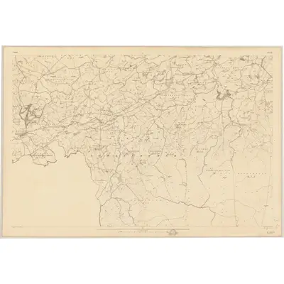1834 Map of Tyrone - Sheet 64, 1837 Print