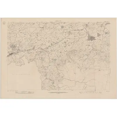 1937 Map of Tyrone - Sheet 64, 1948 Print
