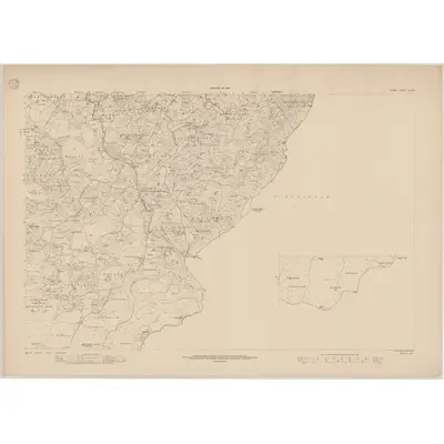 1937 Map of Tyrone - Sheet 65 & 69, 1946 Print