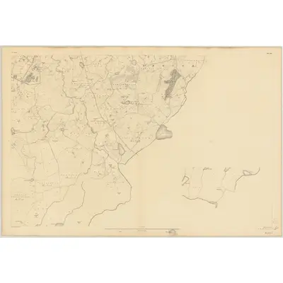 1834 Map of Tyrone - Sheet 65 [with inset 69], 1836 Print