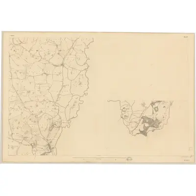 1834 Map of Tyrone - Sheet 67 [with inset 70 and 71], 1837 Print