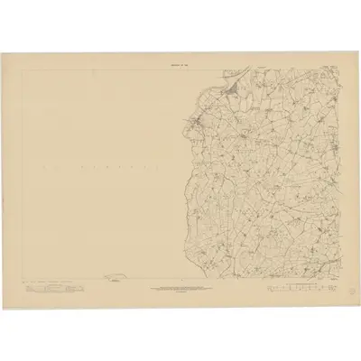 1951 Map of Tyrone - Sheet 9, 1955 Print