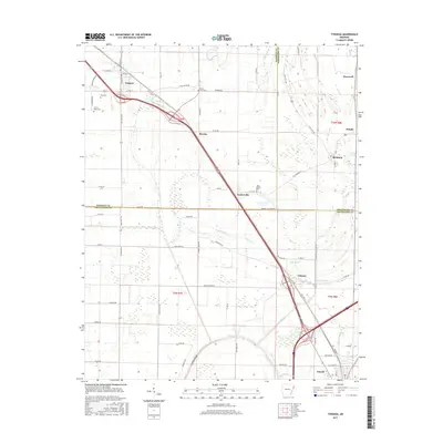 2017 Map of Tyronza, 2017 Print
