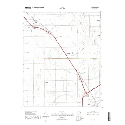 2020 Map of Tyronza, 2020 Print